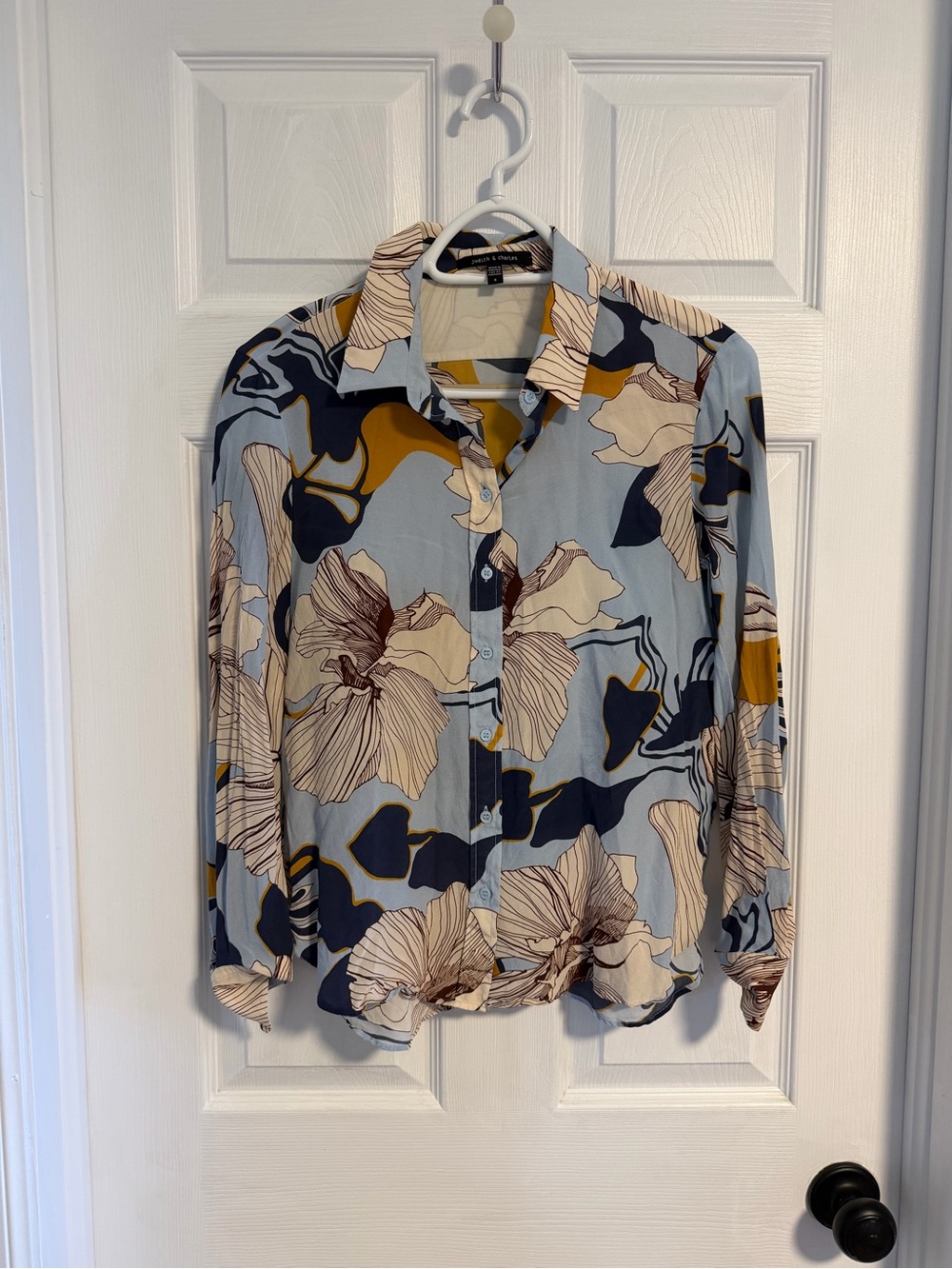 Judith and Charles Silk Blouse